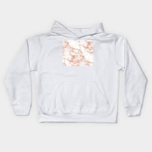 Taggia rose gold marble Kids Hoodie